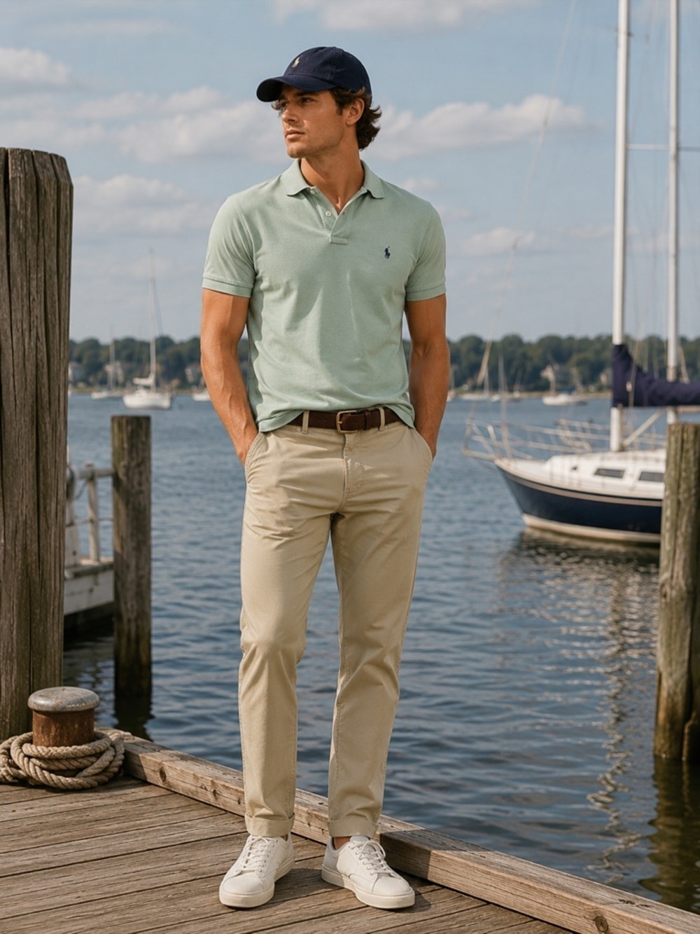 Polo Ralph Lauren The Polo Chino Khaki Beige Pants 32x30 Classic Fit
